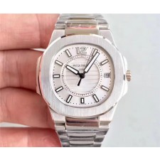 Patek Philippe Nautilus Quartz Watch White Dial 32mm 