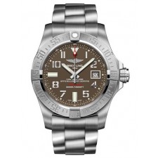 Breitling Avenger II Seawolf Swiss Automatic Watch Brown Dial 45mm