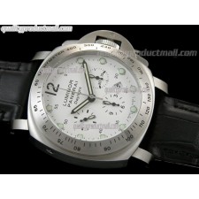 Panerai PAM251 Luminor Daylight Automatic Chronograph White Dial - Black Leather Strap