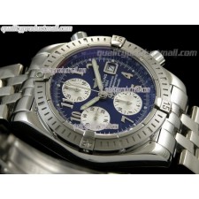 Breitling Choromat Evoluliton V3 Chronograh - Blue Dial - Numerals