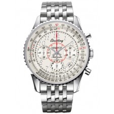 Breitling Montbrillant 01 Automatic Chronograph SS White Dial 40mm