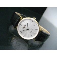 LA GRANDE CLASSIQUE DE LONGINES GOLD SILVER DIAL STICK NUMERALS