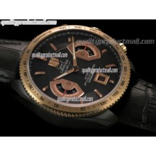 Tag Heuer Grand Carrera Caliber 17 RS2 Limited Automatic Chronograph 18K Rose Gold-Black Leather Strap