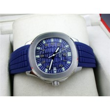 Patek Philippe Aquanaut Swiss Automatic Watch Cuboid Checkered Dial – Royal Blue