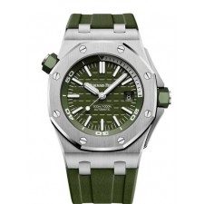 Audemars Piguet Royal Oak Offshore Diver 15710 Automatic Watch Army Green 42mm