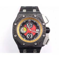 Audemars Piguet Royal Oak Offshore Granoprix Limited Automatic 26290 Chronograph-Red Dial-Leather Strap 