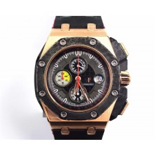 Audemars Piguet Royal Oak Offshore Automatic 26290 Chronograph Rose Gold Forged Carbon