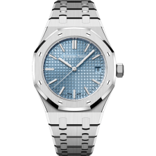 Audemars Piguet Royal Oak 15550ST Automatic Watch Light Blue 37MM