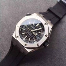 Audemars Piguet Royal Oak Diver Watch - Steel case Black checkered Dial 
