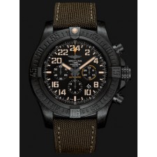 Breitling Avenger Hurricane Military Automatic Chronograph Black Dial 50mm