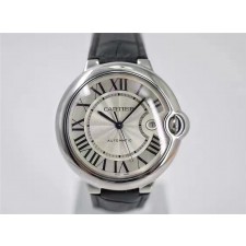 Cartier Ballon Bleu W69017Z4 Swiss2892 Automatic Watch - Silver Dial For Men 42mm