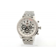 Breitling Bentley Swiss Automatic Watch-Full White Black Ring