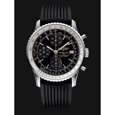 Breitling Navitimer Heritage Automatic Chronograph Black Rubber 42mm