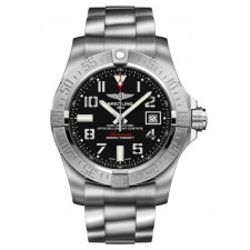 Breitling Avenger II Seawolf Swiss Automatic Watch Steel Bracelet 45mm