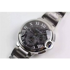 Cartier Ballon Bleu Chronograph Automatic Watch 42MM-Black 