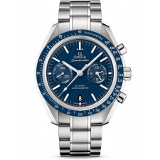 Omega Speedmaster Moonwatch Chronograph Blue Dial 44.25mm