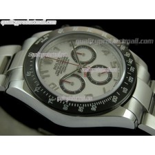 Rolex Daytona Project X Limited Edition Swiss Chronograph-White Dial White Subdials-Stainless Steel Oyster Bracelet