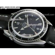 Omega Planet Ocean 45 MM Ultimate Swiss - Black Dial- Black Leather Strap