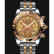 Breitling Chronomat Automatic Chronograph Gold Dial 44mm