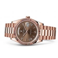 Rolex Day-Date 228235-0002 Swiss 3255 Automatic Watch Chocolate Dial 40MM 