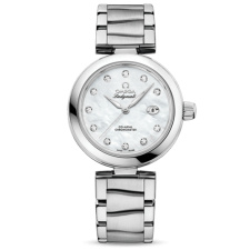 Omega De Ville Ladymatic Automatic Watch White MOP Dial 34mm  