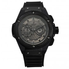 Hublot King Power Automatic Chronograph-Dark Gray Dial-Black Rubber Strap