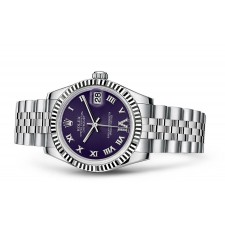 Rolex Datejust Ladies 178274-0088 Swiss Automatic Dark Purple Dial 31MM