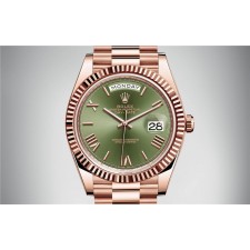 Rolex Day-Date 228235-0025 Swiss Automatic Watch Green Dial Presidential Bracelet 40MM