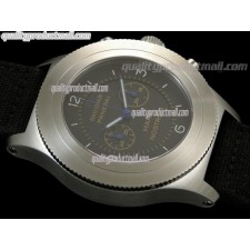 Panerai PAM300 Mare Nostrum Venus Handwound Chronograph - Black Nylon Strap