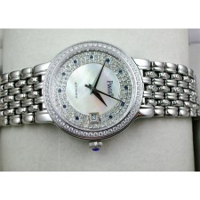 Piaget Dancer Automatic Watch Diamonds MOP Dial 36mm 