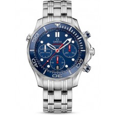 Omega Seamaster Diver 300m Chronograph Blue Dial 44mm