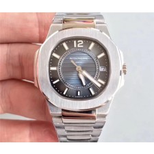 Patek Philippe Nautilus Quartz Watch Dark Gray Dial 32mm 