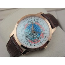 Vacheron Constantin Traditionnelle Earth’s Surface Swiss 2824 Movement Rose Gold Watch