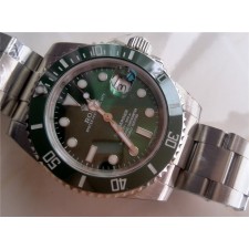 Rolex Submariner 116610LV Automatic-Luminous Green Dial-Stainless Steal Strap