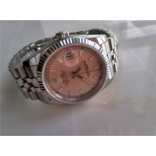 Rolex Datejust Swiss 3135 Automatic Watch Pink Dial 