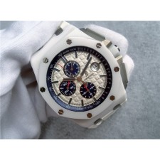 Audemars Piguet Royal Oak Offshore Swiss Chronograph 26402 Ceramic Full White