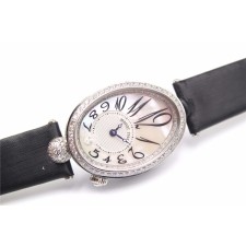 Breguet Reine De Naples 8918 Swiss Watch-Silk Belt Bracelet