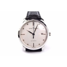 Girard Perregaux 1966 Swiss Automatic Watch-White Dial Leather Strap