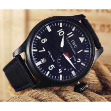 IWC Big Pilot Swiss Automatic Watch-Nylon Leather Strap 