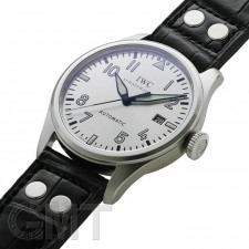 IWC Pilot Father and Son Edition Automatic Watch IW325519-Silver Dial-Black Leather Strap