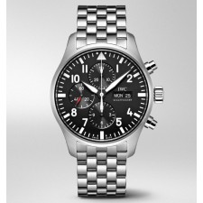 IWC Pilot Swiss Replica Watch Chronograph IW377710 Black Dial 43mm