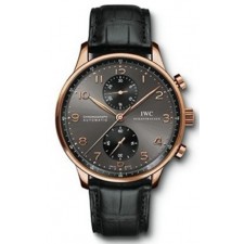 IWC Portuguese Chronograph Dark Gray dial 