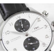 IWC Portuguese Swiss Automatic Watch White Dial-Black Ring