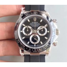 Rolex Daytona Cosmograph Swiss Chonograph Rubber Black Dial (Clone)