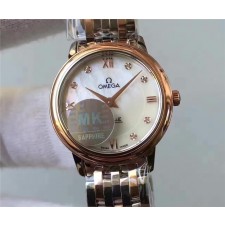 Omega De Ville Quartz Women Watch MOP Dial  