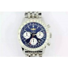 High-end Replica Breitling Watches - Outstanding Blue Dial Stainless Steel Casing 