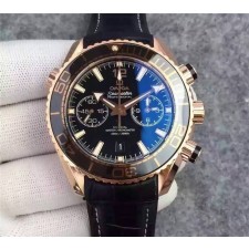 Omega Seamaster Master Chronograph 600m Dark Black Dial  
