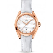 Omega Seamaster Aqua Terra 150m Ladies Watch Rose Gold 34mm