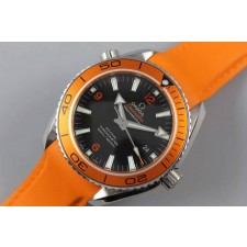 Omega Sea-master 600m Swiss Automatic Watch Orange Strap  