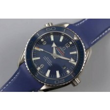 Omega Sea-master 600m Swiss Automatic Watch Rose Gold Full Blue  